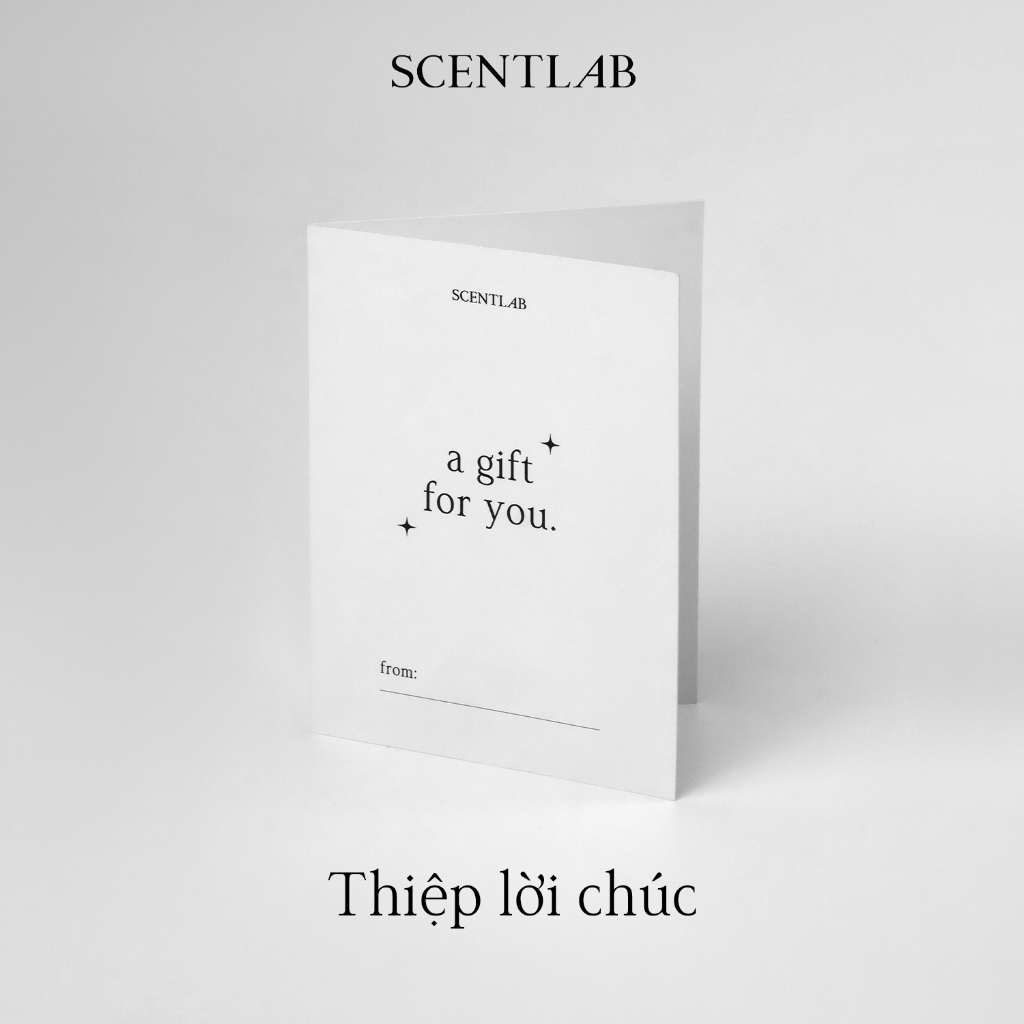 Thiệp Quà Tặng Nước Hoa SCENTLAB