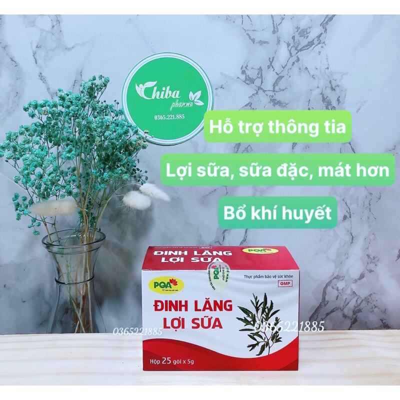 - Thông tia, lợi sữa, sữa đặc và thơm
