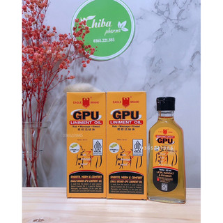 Dầu xoa bóp từ gừng, xả GPU Liniment Oil 60ml Indonesia- Giảm đau cơ