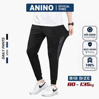 Quần Thể Thao Nam big size Mặc Hè,Quần Dài Nam big size Vải Thun Lạnh Cao Cấp thoáng mát (80-130kg)