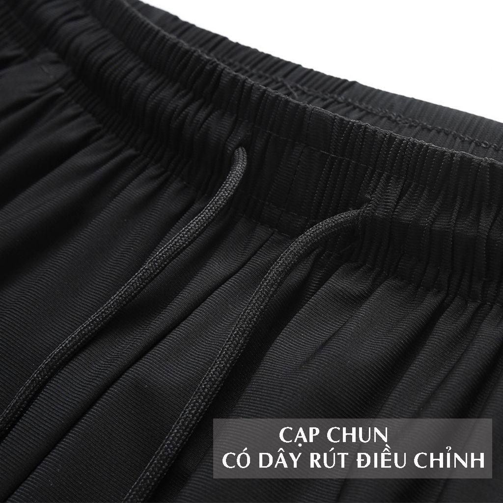 Quần Thể Thao Nam big size Mặc Hè,Quần Dài Nam big size Vải Thun Lạnh Cao Cấp,Bo Ống thoáng mát cho người từ 80-130kg