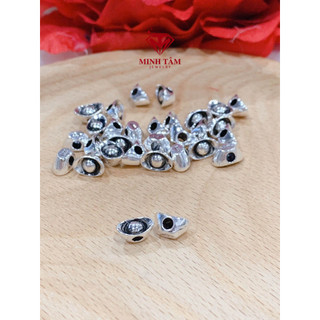 Charm thỏi bạc bạc S925, đĩnh bạc 925