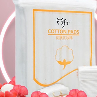 Bông tẩy trang FEINITE 222 miếng 3 chất liệu 100% cotton sợi bông tự nhiên mềm mịn thấm hút tốt an toàn cho da