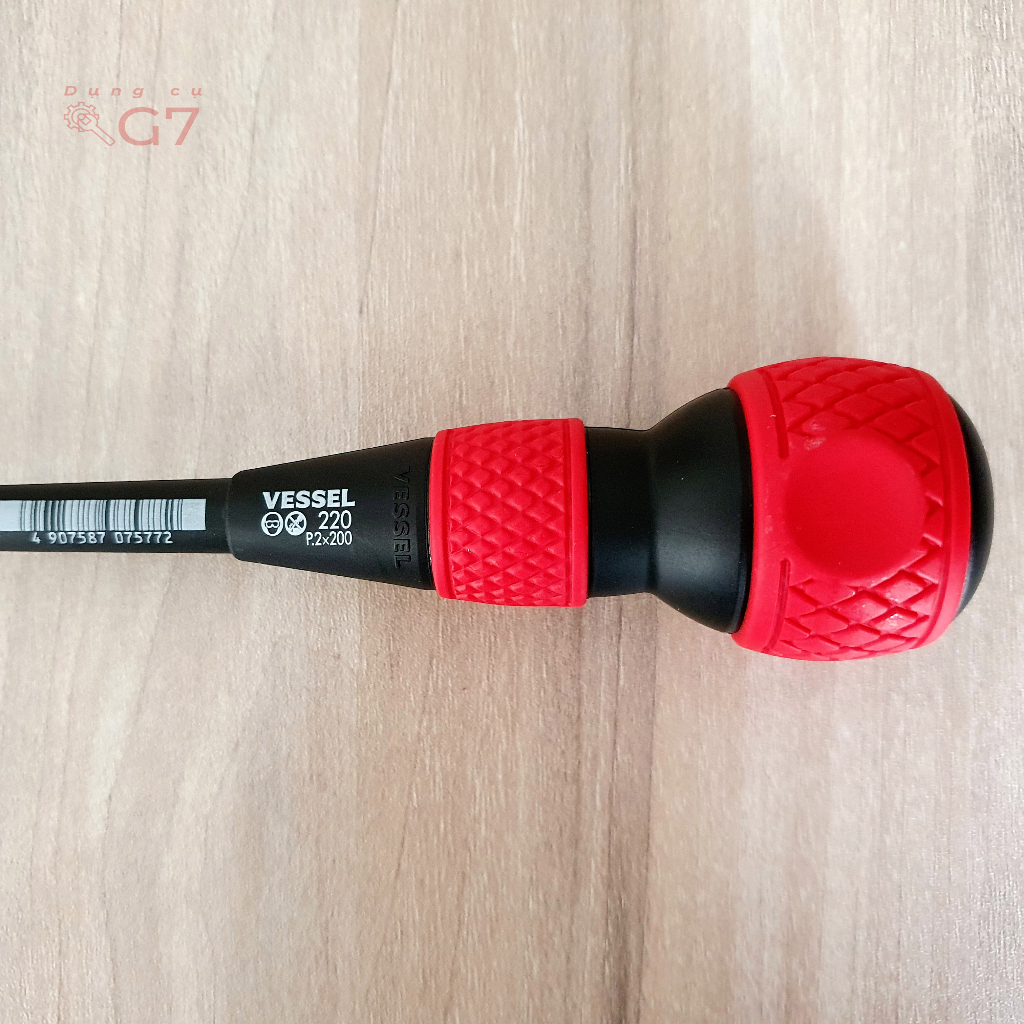 Tô vít 4 cạnh Vessel No.220+2x200 dài 30cm Japan