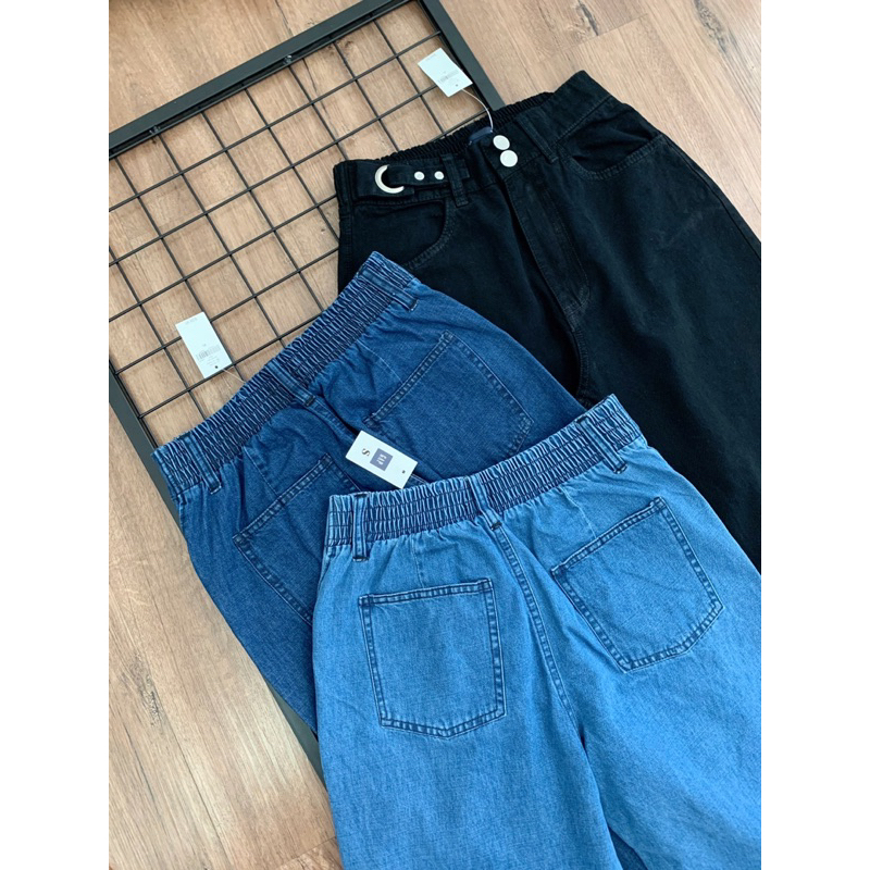 Quần Jeans cotton basggy