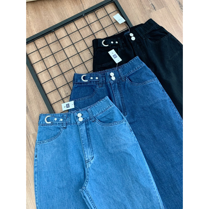 Quần Jeans cotton basggy