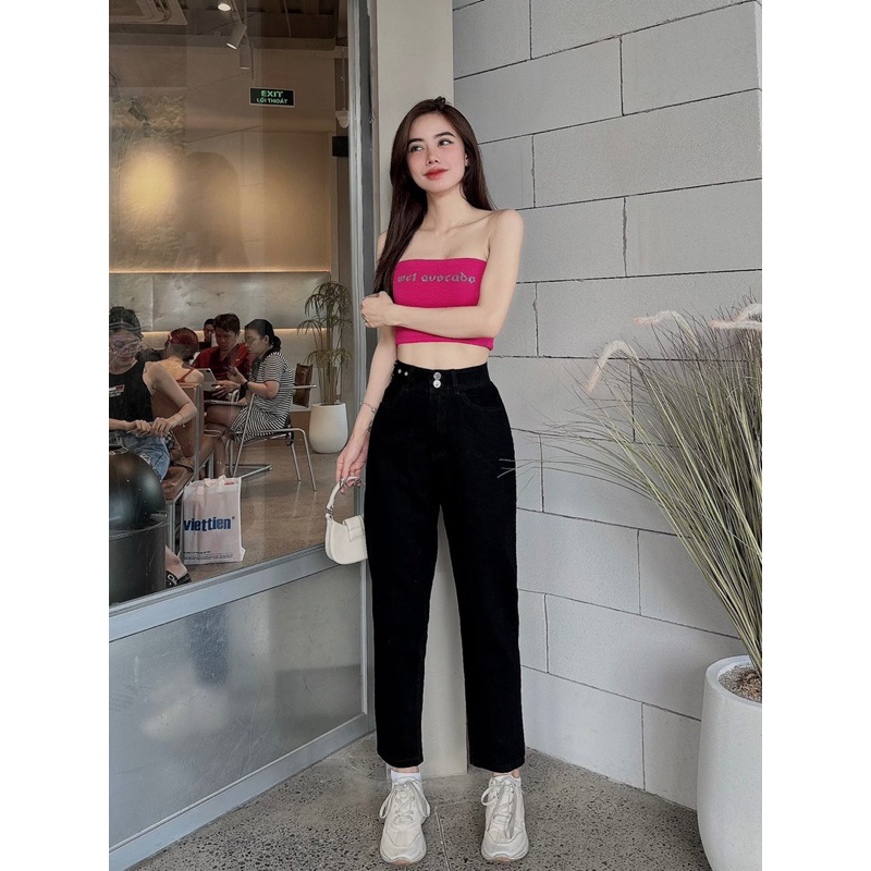 Quần Jeans cotton basggy