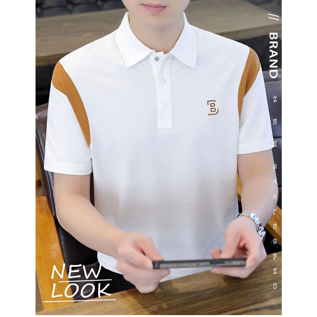 Áo polo ngắn tay có cổ nam chất cá sấu 4 chiều dày mát. kiểu dáng Hàn Quốc siêu đẹp, áo polo nam chất cotton c15