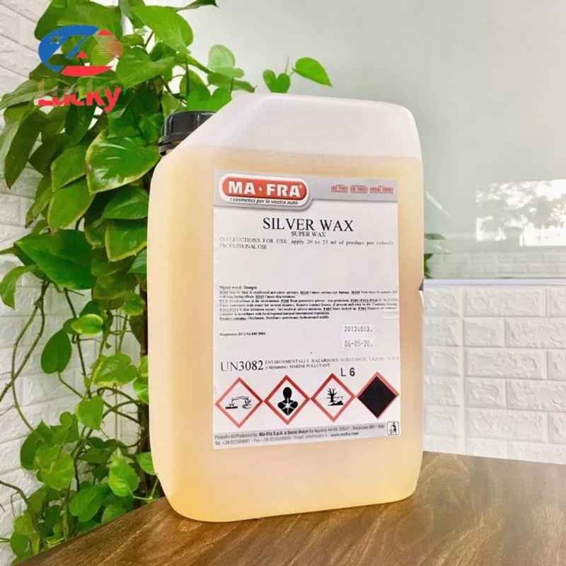 Dung dịch Wax bóng không chạm sau khi rửa Silver Wax - 10 days 20L - Hàng chính hãng từ Mafra - ITALY
