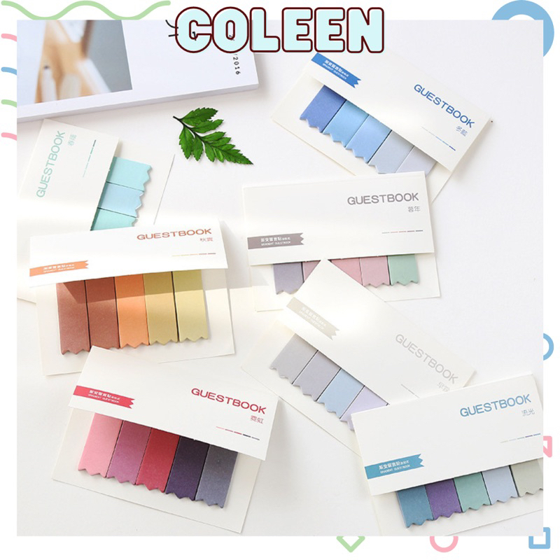 Giấy Ghi Chú Note Màu Trơn Đơn Giản