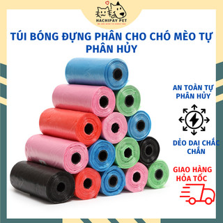 Túi đựng phân mèo, Túi đựng phân mèo tự phân hủy cuộn 30x20cm