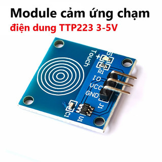 Module công tắc cảm ứng chạm điện dung TTP223 3-5V