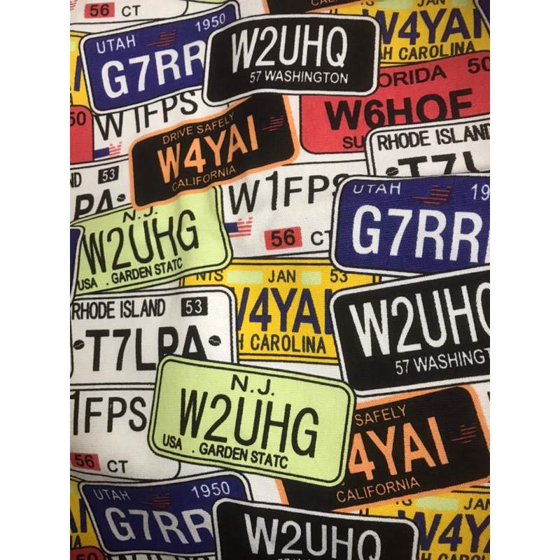 Vải bố, vải canvas các hình kute siêu xinh, vải dày may túi ví, balo rút