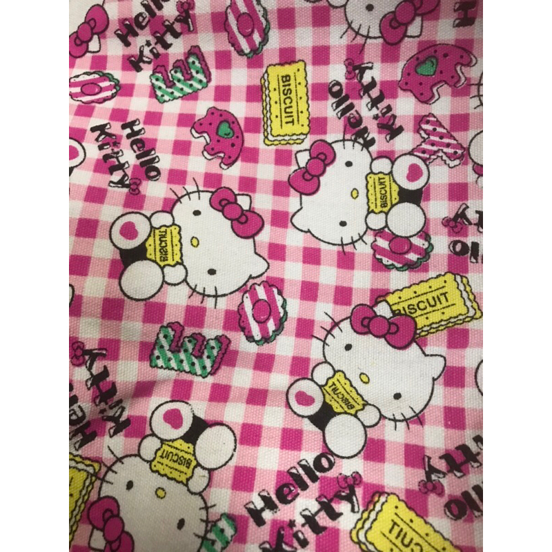 Vải bố, vải canvas các hình kute siêu xinh, vải dày may túi ví, balo rút