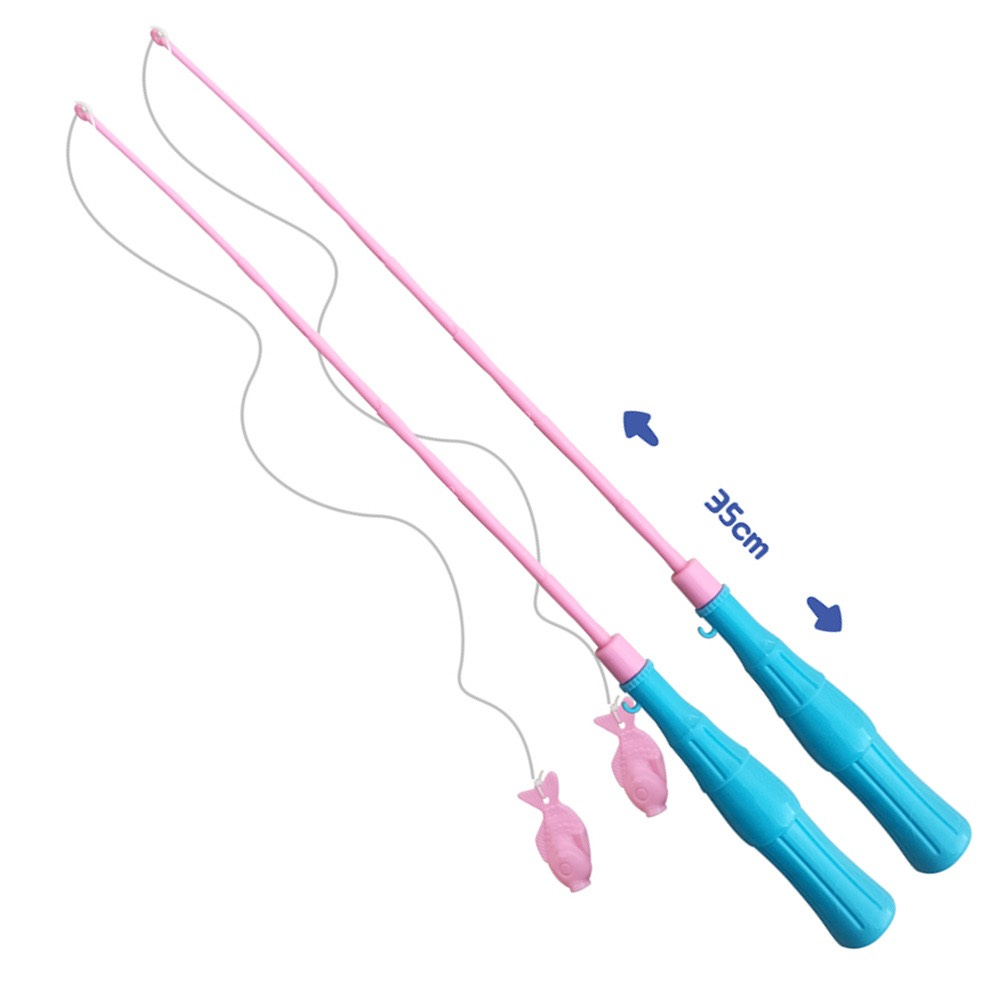 Bộ đồ chơi câu cá gồm phao, cần câu, cá, xô - chậu đầy đủ