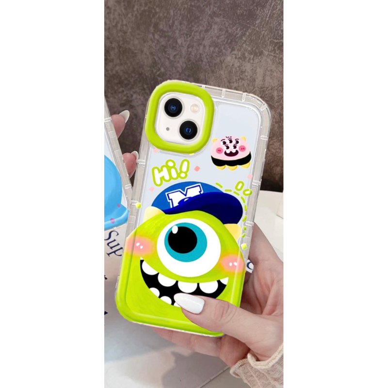 Ốp Điện Thoại TPU trong công ty quái vật Mềm Trong Suốt Chống Sốc Cho IPhone 1411 12 Pro XS Max X XR 7 8 Plus