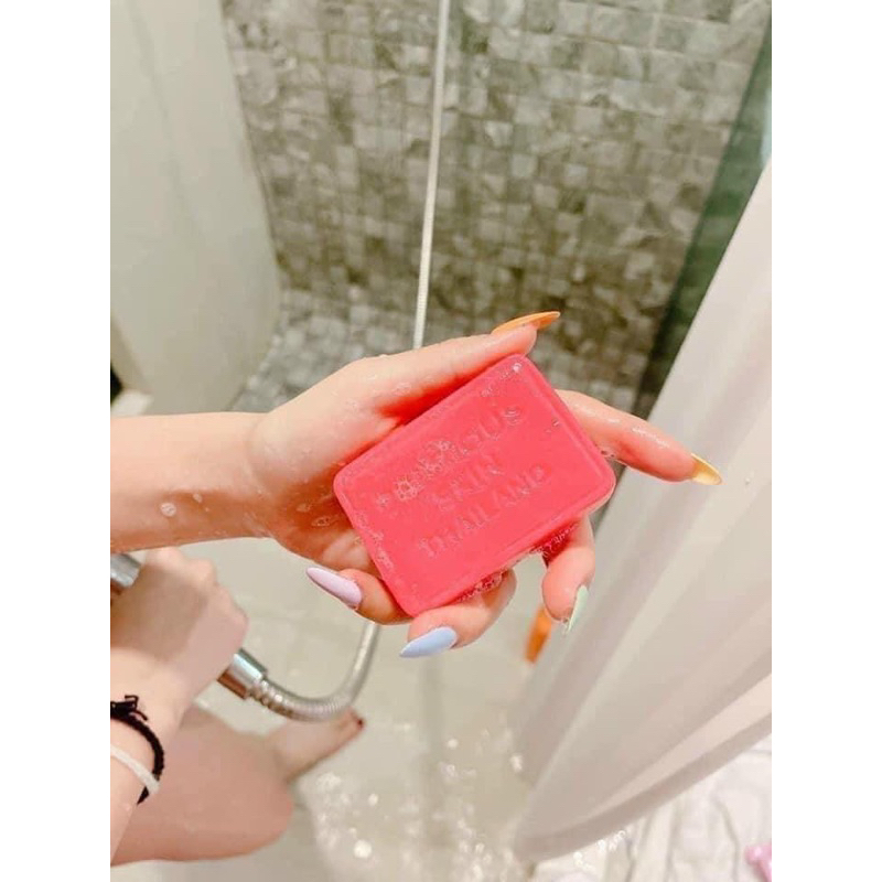 Soap Tắm Trắng Alpha Arbutin Collagen Soap, Xà Phòng Tắm Trắng Thái Lan