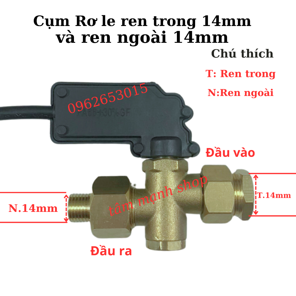 Rơ le tự ngắt máy rửa xe cao áp, máy rửa xe dây đai