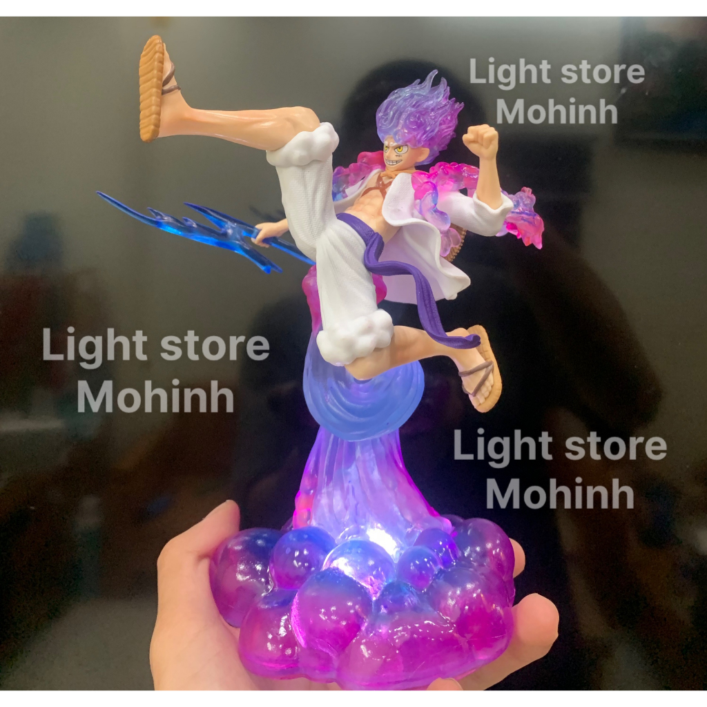 ĐỒ CHƠI MÔ HÌNH NHÂN VẬT LUFFY GEAR 5 THẦN MẶT TRỜI NIKA, SƯU TẦM TRANG TRÍ DECOR TRONG ANIME ONE PIECE