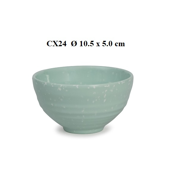 Chén đựng cơm xoắn nhựa Melamine vân đá ngọc