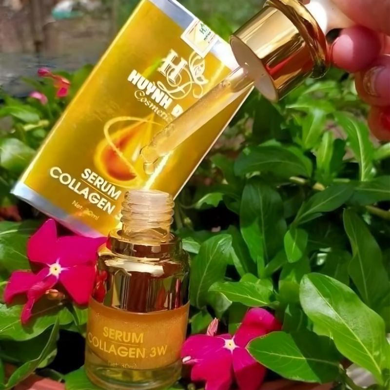 Serum Collagen 3W Huỳnh Đỗ 30ML Căng Bóng, Trắng Sáng, Trẻ Hoá, Se Khít Lỗ Chân Lông
