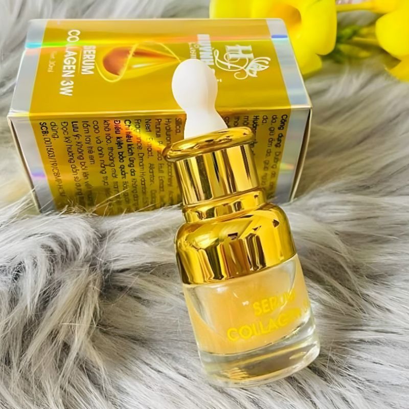 Serum Collagen 3W Huỳnh Đỗ 30ML Căng Bóng, Trắng Sáng, Trẻ Hoá, Se Khít Lỗ Chân Lông