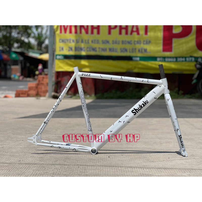 Khung Phuộc CustomPaint Shuka Trắng