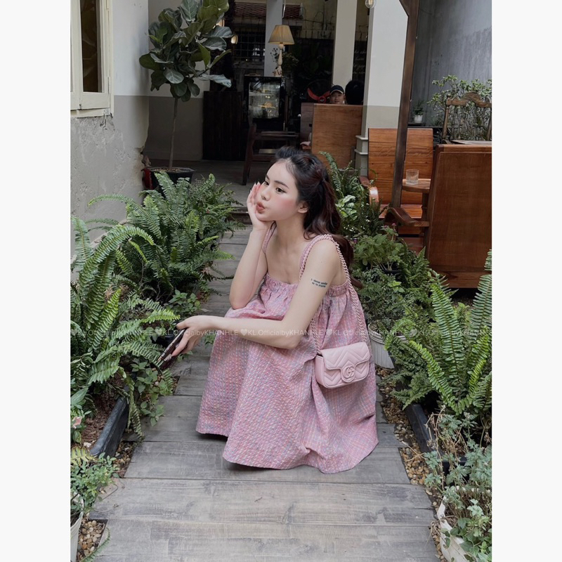 Đầm 2 dây babydoll kim anh bùi