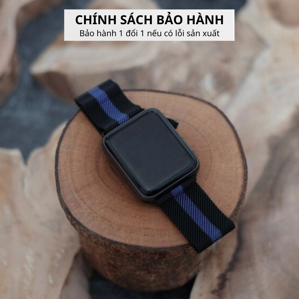 Dây thép Milaneses [HÀNG LOẠI A1] dành cho đồng hồ thông minh Series 1/2/3/4/5/6/7/8 size 38/40/41/42/44/45mm Fukia