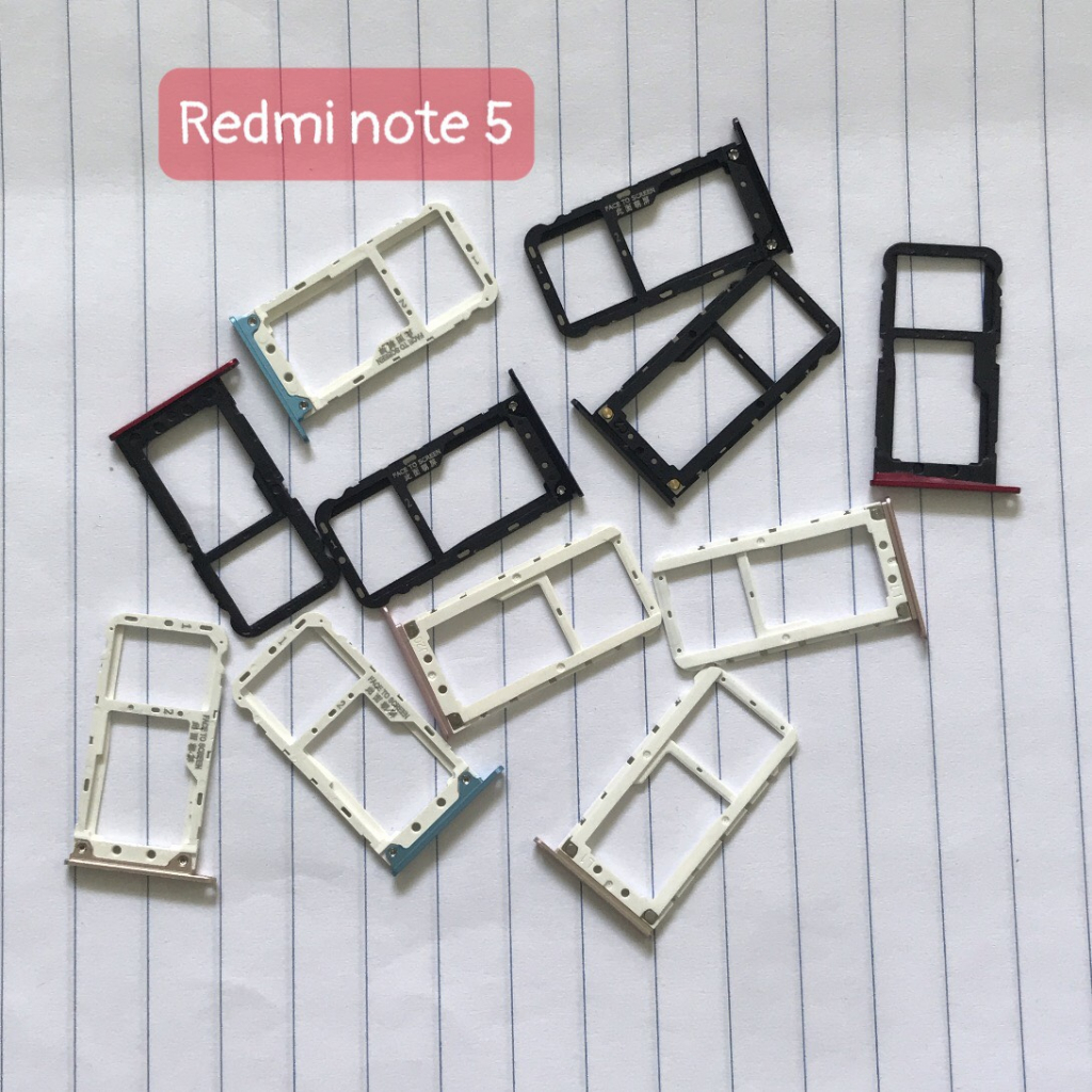 Khay sim xiaomi Redmi note 5 / note 5 pro dùng chung