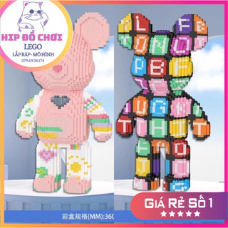 Bộ lắp ráp gấu thỏ 55cm size to