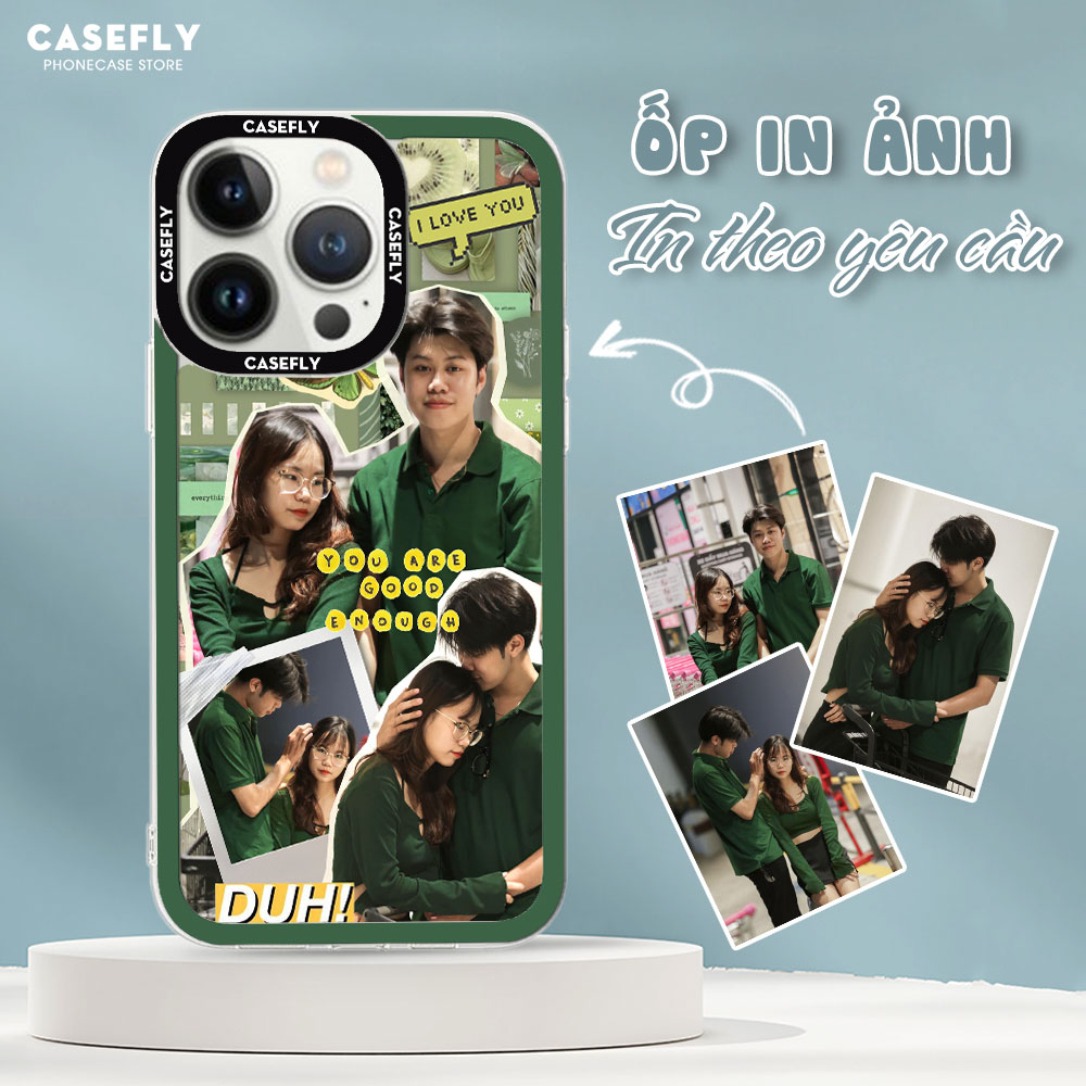Ốp lưng iphone cạnh vuông nhựa dẻo ghép 3 ảnh in theo yêu cầu CT3 6/6s/7/7plus/8/8plus/x/xs/xsmax/11/12/13/14pro/promax