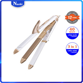 Kemei Máy tạo kiểu tóc, kẹp duỗi, uốn tóc đa năng KM-1213