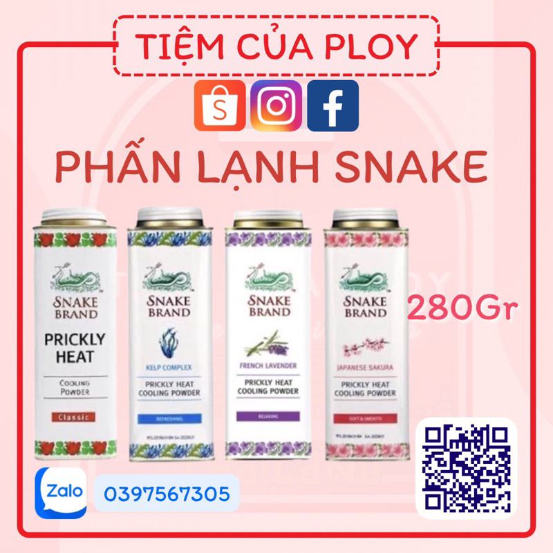 Phấn lạnh Snake 280Gr