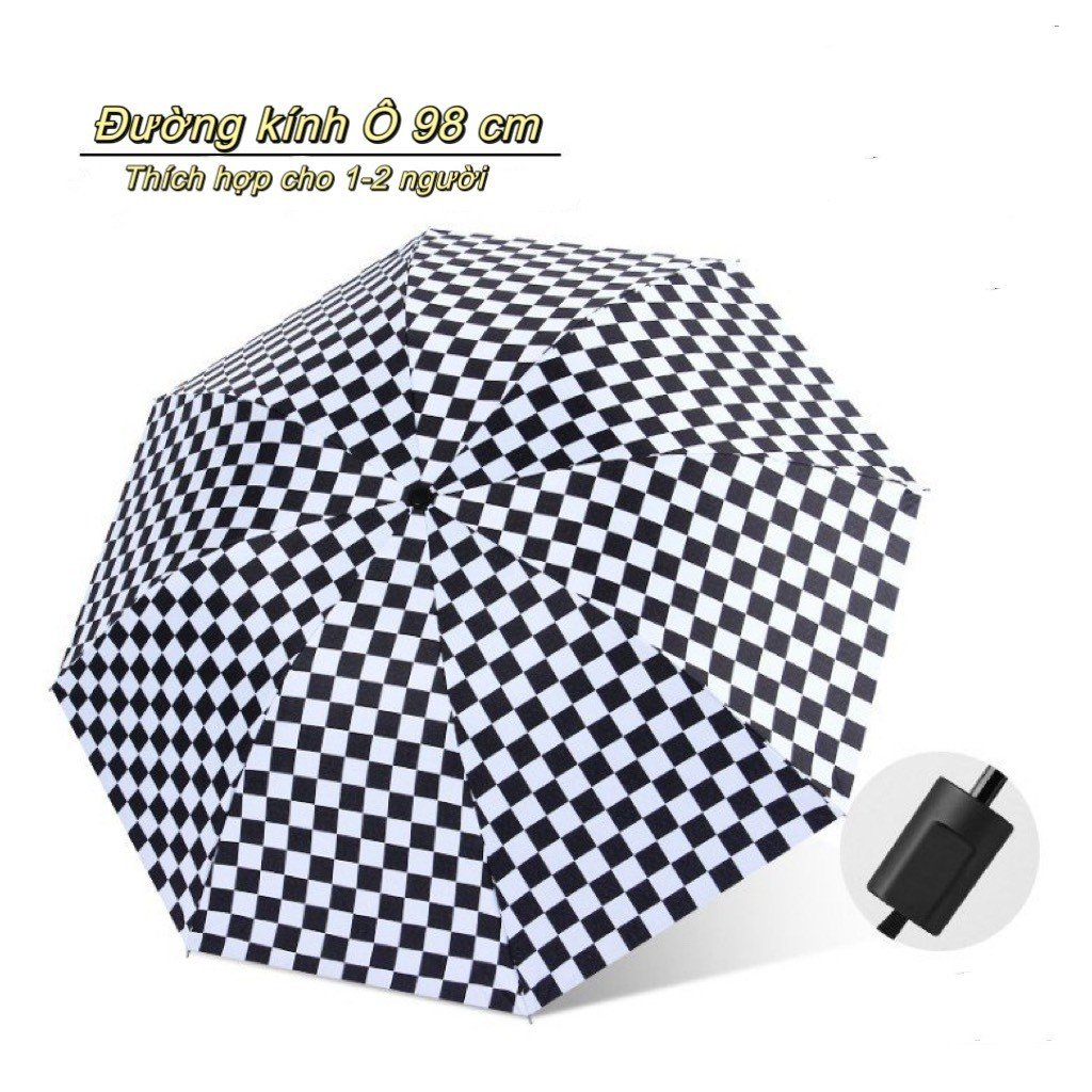 Ô dù đi mưa nắng vải dù du lịch đã ngoại gấp mở gọn gàng màu trơn dễ thương thời trang giá rẻ quà tặng nữ xinh