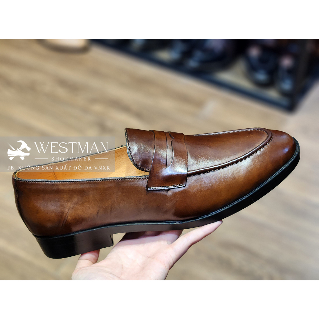Giày Lười Loafer Da Thật Westman W002MT