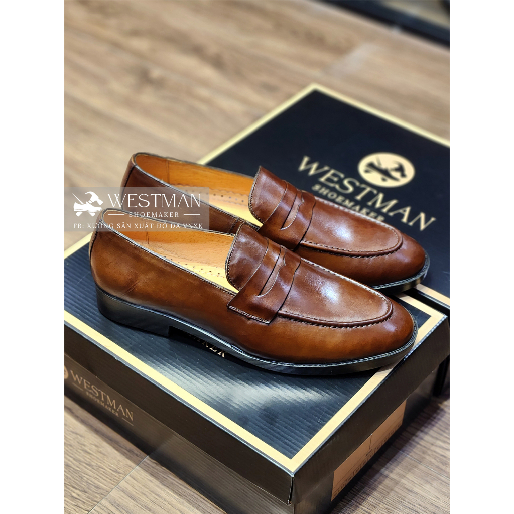 Giày Lười Loafer Da Thật Westman W002MT