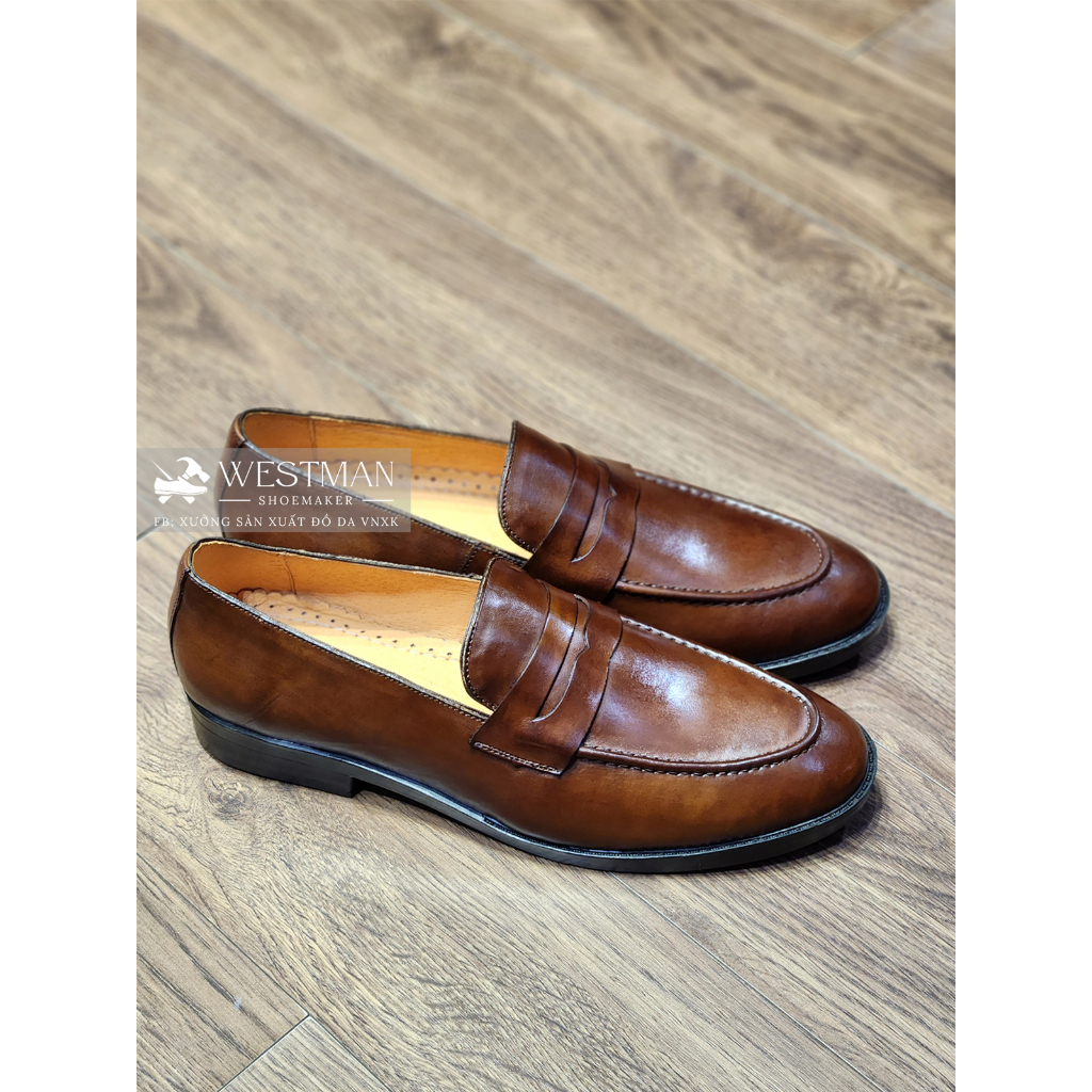 Giày Lười Loafer Da Thật Westman W002MT