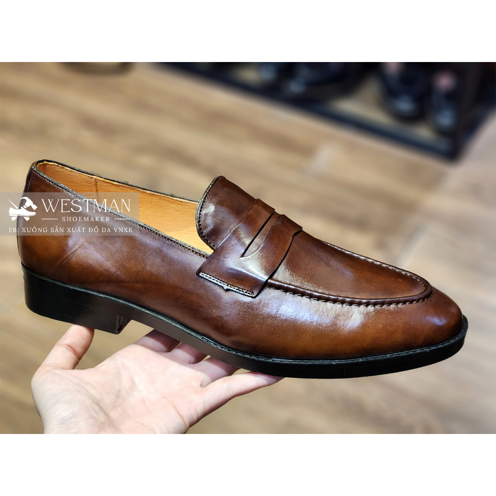 Giày Lười Loafer Da Thật Westman W002MT