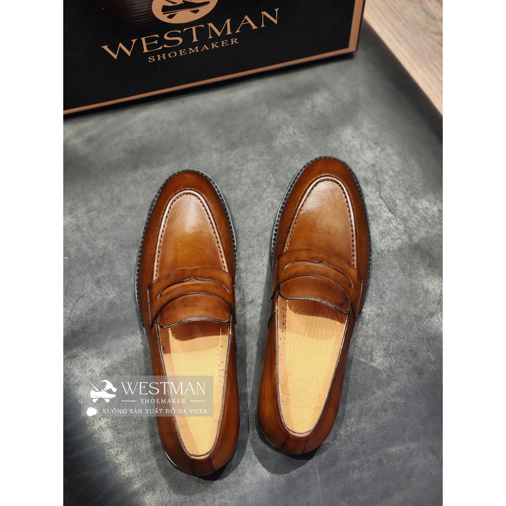 Giày Lười Loafer Da Thật Westman W002MT