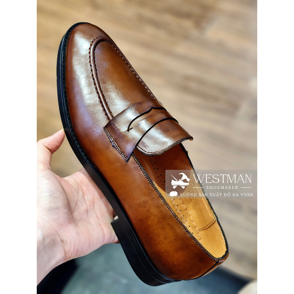 Giày Lười Loafer Da Thật Westman W002MT