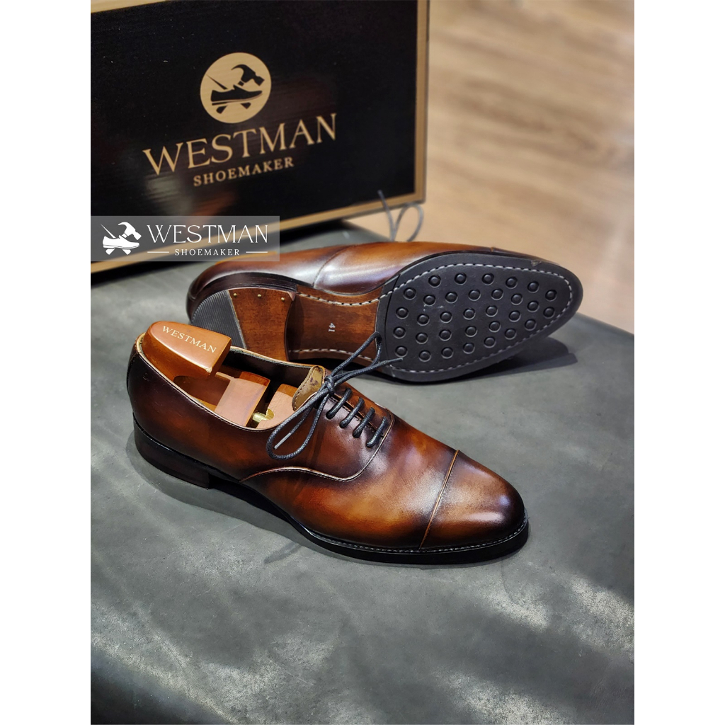 Giày Nam Oxford Captoe Da Thật WESTMAN W0001MN Cao Cấp