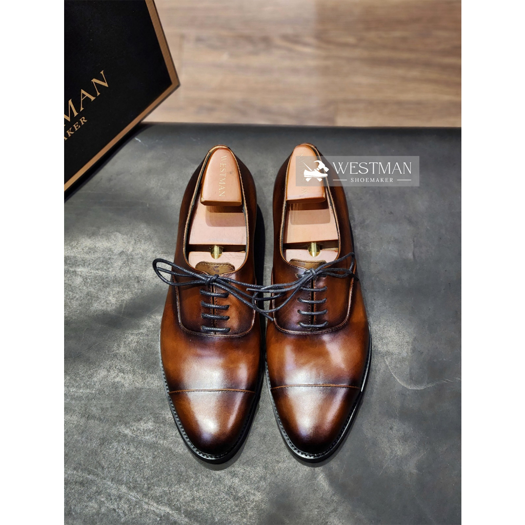 Giày Nam Oxford Captoe Da Thật WESTMAN W0001MN Cao Cấp