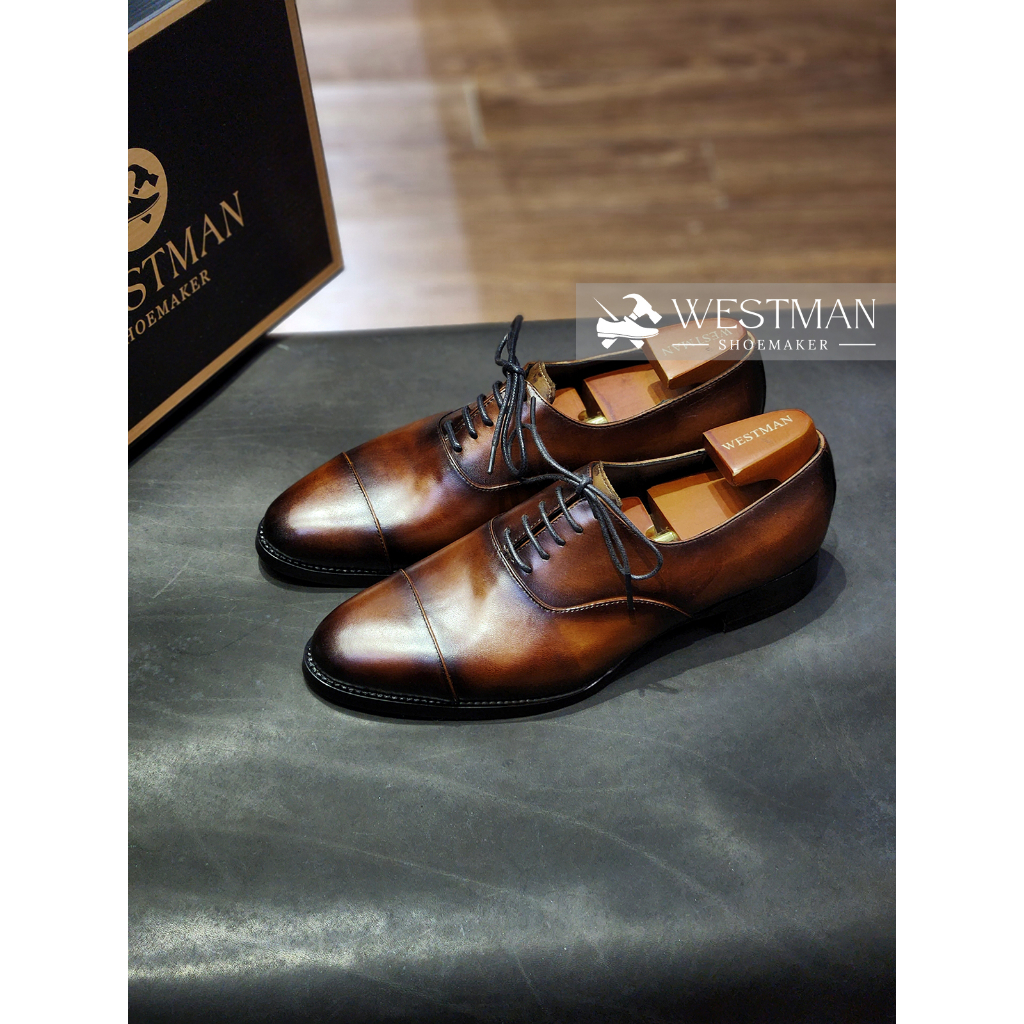Giày Nam Oxford Captoe Da Thật WESTMAN W0001MN Cao Cấp