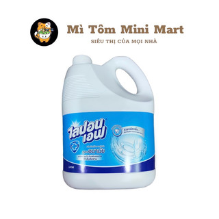 Nước rửa bát Lipon Thái can 3600ml hàng chuẩn - nước rửa chén không mùi
