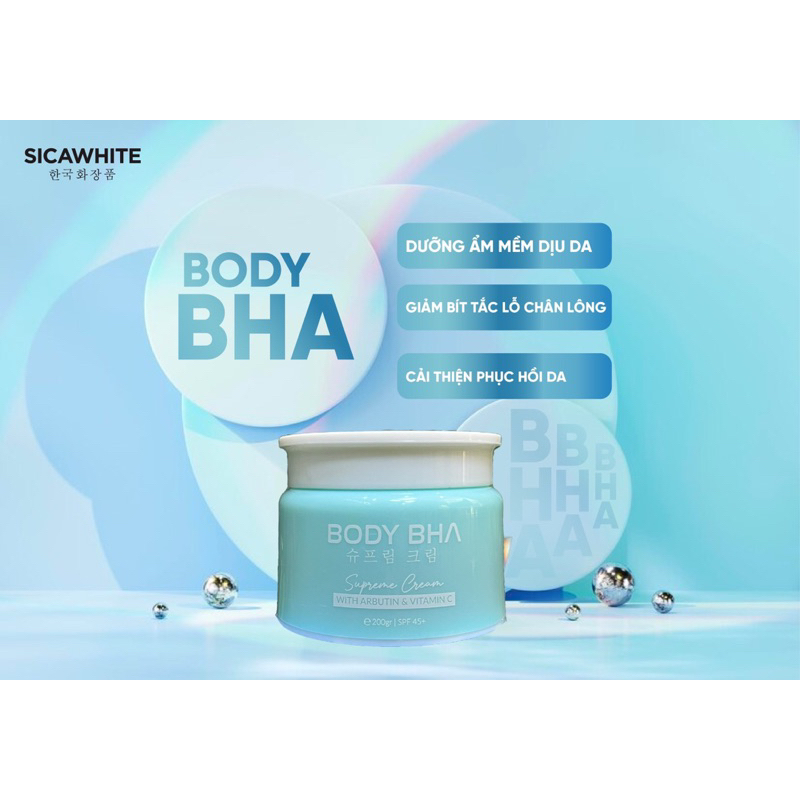 Kem Body Mầm Ý Dĩ SICAWHITE, Siêu Trắng, Thách Thức Mọi Làn Da