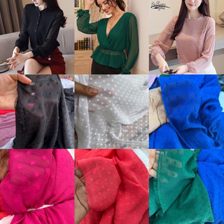 Voan Nảy Hạt khổ 1,5m mềm không giãn 36k/m