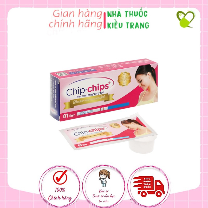 Que thử thai Chip Chips