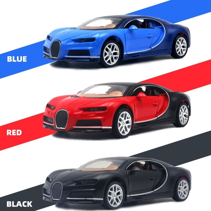 Xe đồ chơi ô tô mô hình tỉ lệ 1:36 Bugatti hợp kim quà tặng đồ chơi trưng bày LAHAKIDS