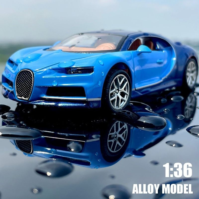 Xe đồ chơi ô tô mô hình tỉ lệ 1:36 Bugatti hợp kim quà tặng đồ chơi trưng bày LAHAKIDS